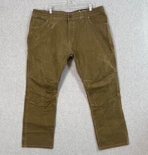 KUHL Rydr Lean Patina Dye Pants Size 42x30 Gorpcore Canvas Casual Outdoors Heavy